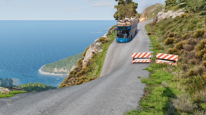 The road is good, but it is a bit difficult for drivers
