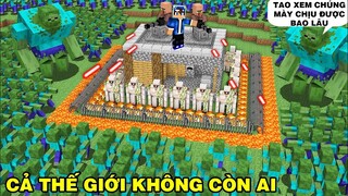 Cùng Mình Chống Lại Đại Dịch Zombie | BẰNG CÁCH LÀM ĐỒ WARDEN | Trong Minecraft..!!