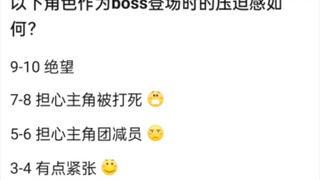 以下BOSS登场时的压迫感如何呢？