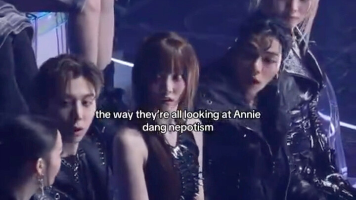 The moment the members found out they’d won the grand prize, they all turned to look at Annie in uni