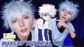 Killua Zoldyck Hunter x Hunter Cosplay Makeup Tutorial | FAKE BLOOD