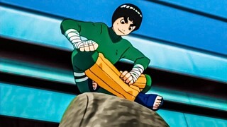 Rock Lee se quita las pesas y supera la velocidad del sonido - Rock Lee vs Gaara