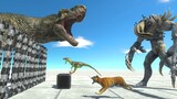 T-Rex Prison Escape - Animal Revolt Battle Simulator