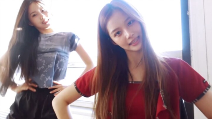 NMIXX Seolyun and Kyujin sang and danced to their senior ITZY's song in the hotel