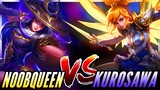 NOOBQUEEN vs. KUROSAWA ~ Fanny God Battle Montage Mobile Legends