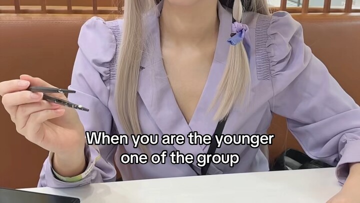 When you're the younger one... (not)