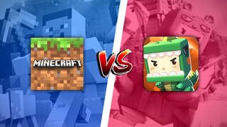 MINECRAFT vs MINI WORLD: BLOCK ART (MCPE vs MWBA)