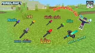 Cách Sở Hửu Những Cây Gậy Ma Thuật Cực Mạnh Trong Minecraft Pe | KIDING MC