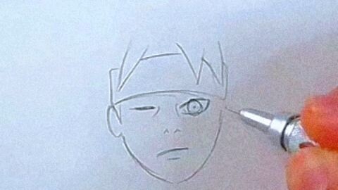 mengambar boruto versi cupu to suhu