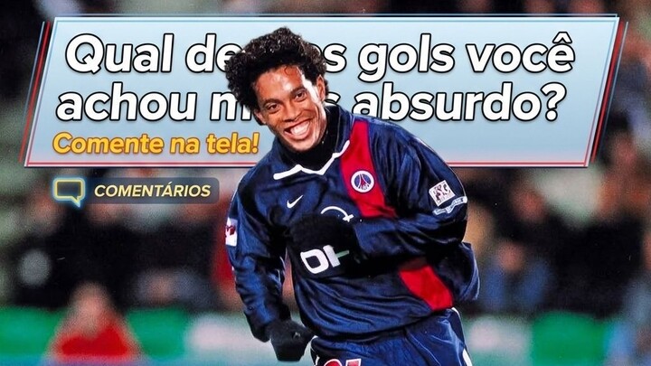 Top 10 Ronaldinho's Best Goals For PSG 🇧🇷