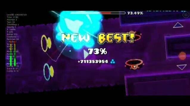 Geometry Dash Tapi Aku main level yang menggunakan lagu NCS