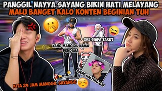 SEHARIAN 24 JAM MANGGIL NAYYA SAYANG SAYANGAN DI KONTEN! ADUH GELI BANGET COK😭🤣