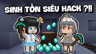 Mèo Simmy Cùng Sammy "Thử Thách Chơi Sinh Tồn Chế Độ Siêu Hack" Trong Mini World