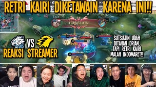 SEMUA STREAMER TERTAWA!! REAKSI STREAMER MOMENT RETRI KAIRI INDOMARET! EVOS VS ONIC MPL ID SEASON 10