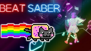 Nyan Cat in BEAT SABER!