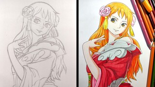 How to Draw Nami - [One Piece]