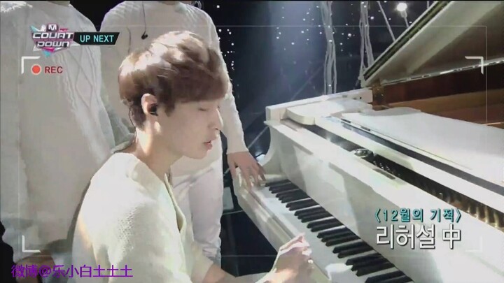Zhang Yixing’s piano performance and singing of “The Miracle of December” — that fizzy, bubbly tone 