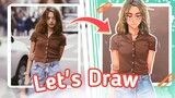 Let's Draw Random Picture from Pinterest | Timelapse