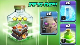 NEW TH11 STRATEGY MASS GOLEM IT'S OP STRATEGY IN TH11 | CLASH OF CLANS