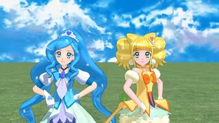 【mmdプリキュア】キュアスパークル＆キュアフォンテーヌでラムのラブソング