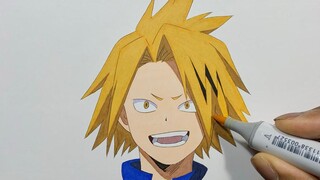 วิธีการวาด Denki Kaminari ง่าย - ฮีโร่ของฉัน Academia