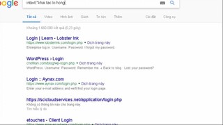 Dò tìm trang quản trị của một website