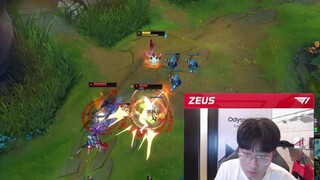 T1 Zeus cầm con Gnar "hệ chiến", không ngán bố con thằng nào