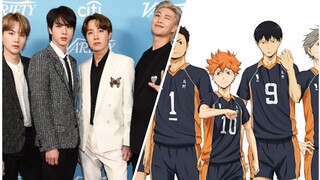 BTS as Haikyuu characters