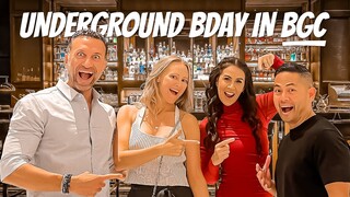 Best speakeasies in 🇵🇭 BGC? A Manila birthday outing