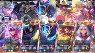 KETIKA 4 CREATOR + 1 ANOMALI MEMAKAI SKIN LEGEND, INI YANG TERJADI ! ||GAMEPLAY MLBB