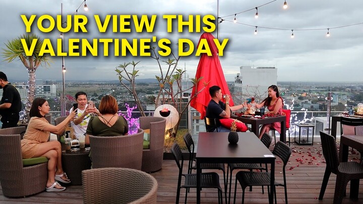 Your view this Valentine's Day at The Clouds Bar