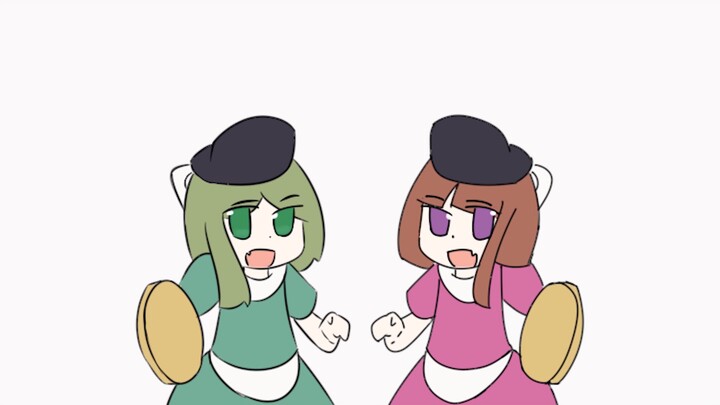 [Touhou] Motara who has been watching the dance between Choi Damai and Erkoda Rino