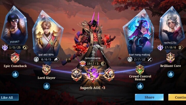 JemzInGame Dyroth Plays (49) | Mobile Legends