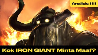 BUKTI IRON GIANT ADALAH URANUS MAKIN JELAS? KOK IRON GIANT MINTA MAAF?   ⎯  Analisis Chapter 1111