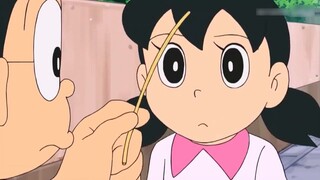 Doraemon: Sedotan pembuat harapan ajaib, alat peraga hukum sebab dan akibat.