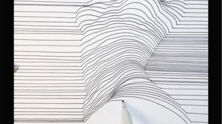 أرسم بعض الخطوط عشوائيًا للترفيه.