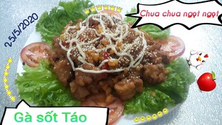 Gà chiên Sốt Táo chua chua ngọt ngọt #29