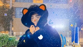 【Xiao Zhan】191130「Studio」Kelinci sangat gembira melihat salju!