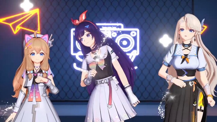 Lin Jia menyanyikan "Moo Song" dengan wajahnya dekat dengannya, dan ruang siaran langsung dipenuhi d