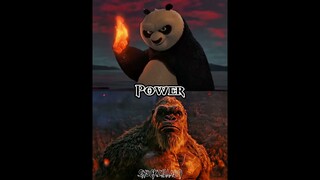 Kong (GXK) vs Po (KFP) |#godzillaxkongthenewempire #kungfupanda #kungfupanda3