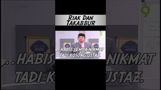 Riak Dan Takabbur #TanyalahUstaz2024