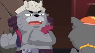 The leader revealed his face behind the mask, but he didn't seem to recognize Gray Wolf