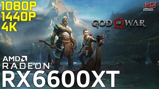God of War | RX 6600 XT | 1080p, 1440p, 4k benchmarks!