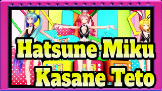 [Hatsune Miku MMD] TAD Change Bunny Girl [Hatsune Miku&Kasane Teto&Akita Neru]