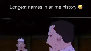 The longest name in anime history