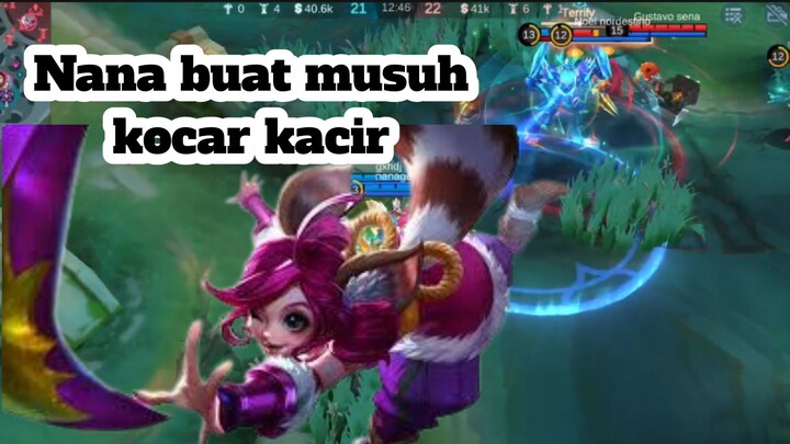 nana buat musuh kocar kacir