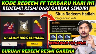 KODE REDEEM FREE FIRE TERBARU 25 MEI 2023 HARI INI