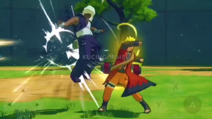 Darui ternyata gak kuat nahan pukulan Naruto Sennin Mode🔥