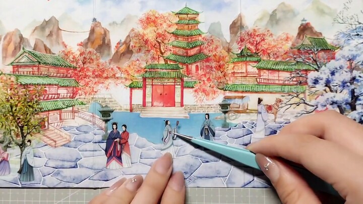 [Qu Erxin] Let’s take a look at the collage process of Yimi’s memorial book!