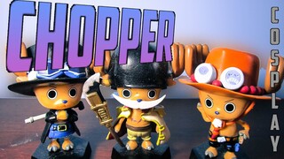 Mô hình One Piece #6: Unboxing Chopper Cosplay Newgate, Ace, Sabo.